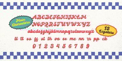 Starlit Layover Font Poster 2