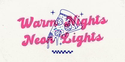 Starlit Layover Font Poster 5