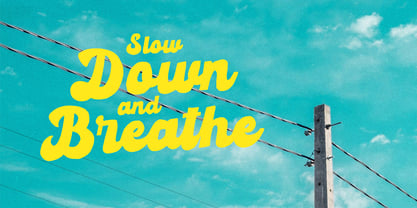 Starlit Layover Font Poster 3