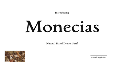 Monecias Font Poster 1
