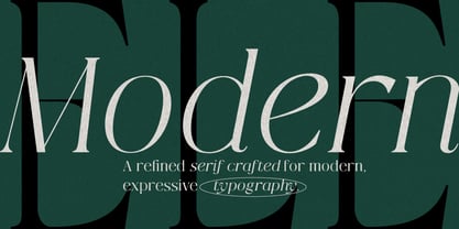 Qlaxe Serif Font Poster 4