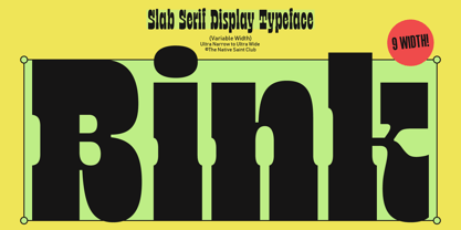 TNSC Bink Font Poster 1