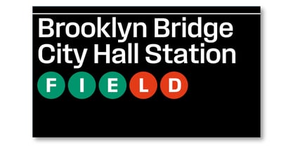 Field Gothic Standard Font Poster 9