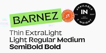 Jt Barnez Font Poster 3