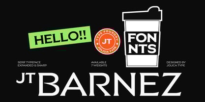 Jt Barnez Font Poster 1