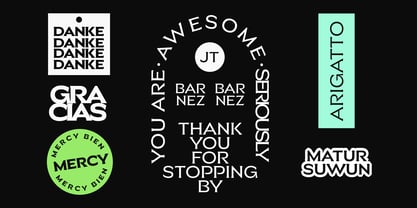 Jt Barnez Font Poster 14