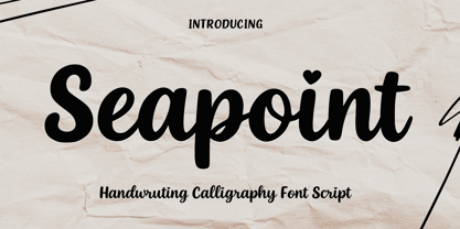 Seapoint Font Poster 1