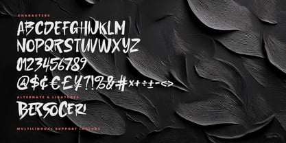 MC Ceris Berison Font Poster 6