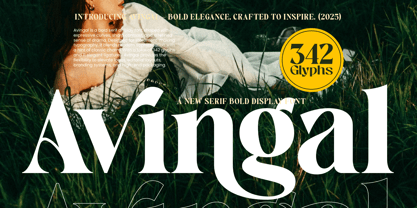 Avingal Font Poster 1