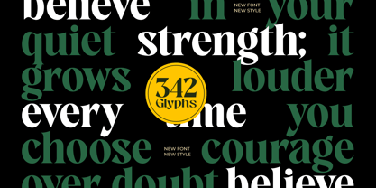 Avingal Font Poster 5