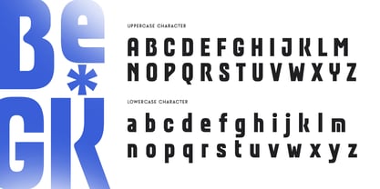 Bluter Font Poster 11