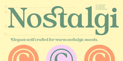 Heritale Aubrey Font Poster 13