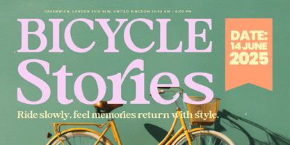 Heritale Aubrey Font Poster 9