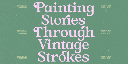 Heritale Aubrey Font Poster 3