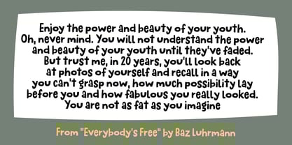 Jump with me Font Poster 4