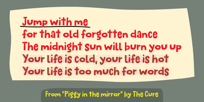 Jump with me Font Poster 5