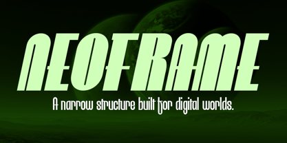 Neothin Font Poster 2