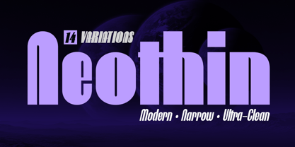 Neothin Font Poster 1