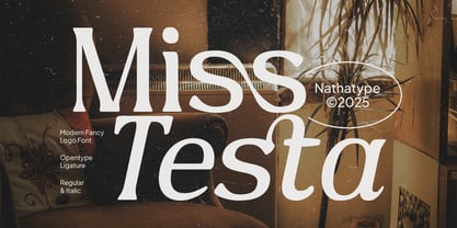 Miss Testa Font Poster 1