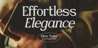 Miss Testa Font Poster 8