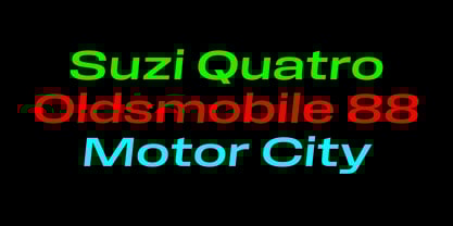 Field Gothic Wide Font Poster 7