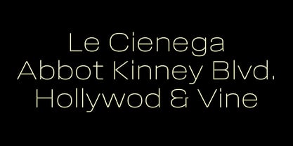 Field Gothic Wide Font Poster 6