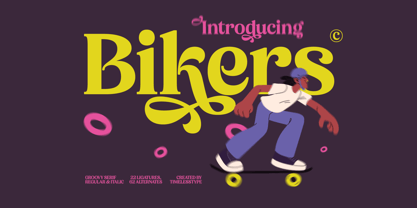 Bikers Font Poster 1