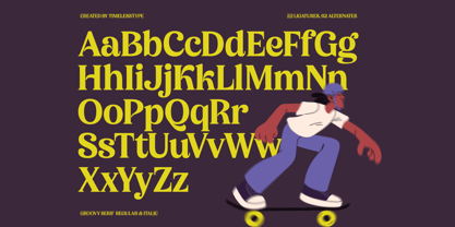 Bikers Font Poster 9