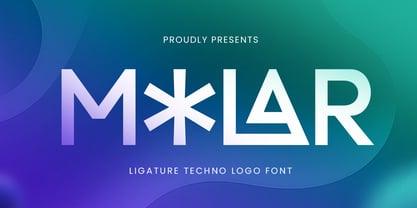 Molar Font Poster 1