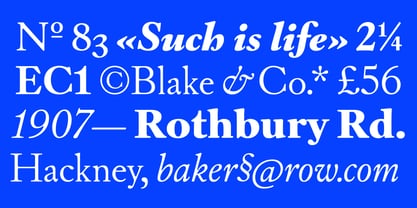 Chiswell Font Poster 6