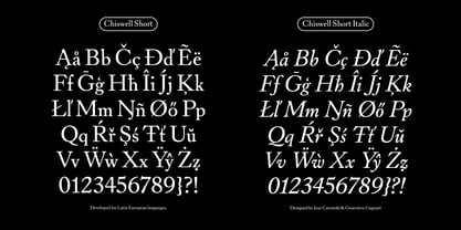 Chiswell Font Poster 4