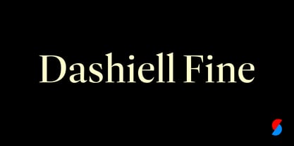 Dashiell Fine Font Poster 1