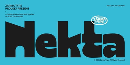 Nekta Font Poster 1
