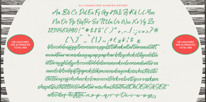 History Silentos Font Poster 15