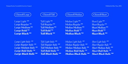 Chiswell Variable Font Poster 2