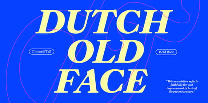Chiswell Variable Font Poster 10