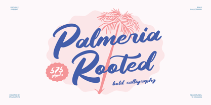 Palmeria Rooted Font Poster 1