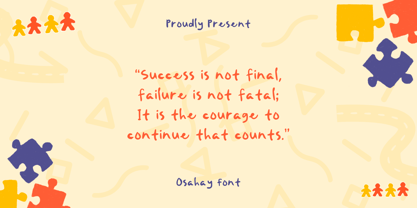 Osahay Font Poster 3