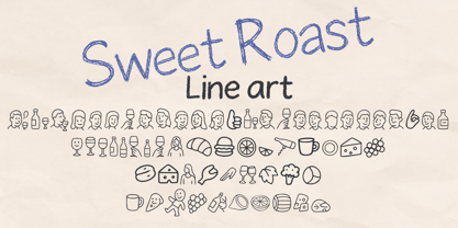 Sweet Roast Font Poster 2