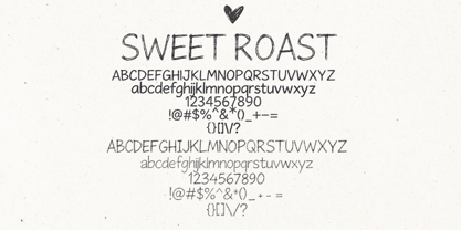 Sweet Roast Font Poster 4