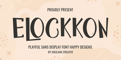 MC Elockkon Font Poster 1
