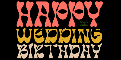 Balegita Font Poster 4