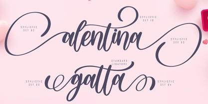 Agitta Afilia Font Poster 2