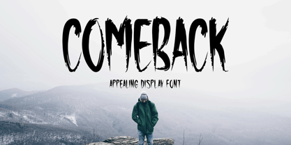 Comeback Font Poster 1
