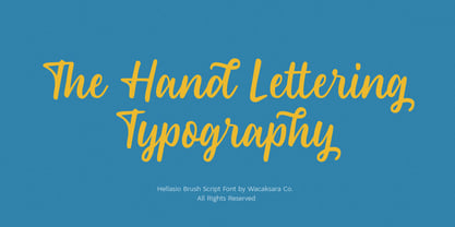 Hellasio Font Poster 4