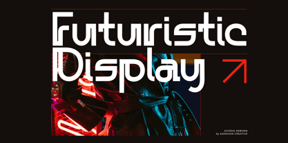 Asterik Reborn Font Poster 2