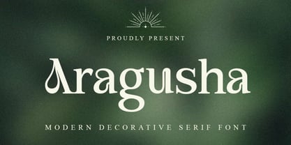 Aragusha Font Poster 1