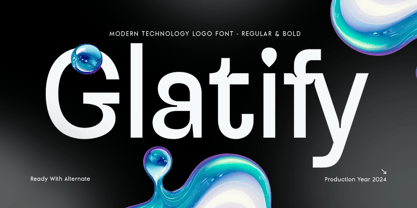 Glatify Font Poster 1