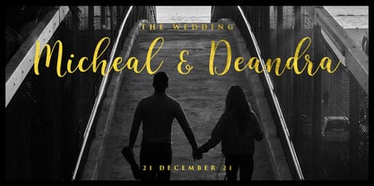 Arsavi Script Font Poster 5