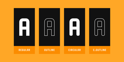 Hurdle Font Poster 2